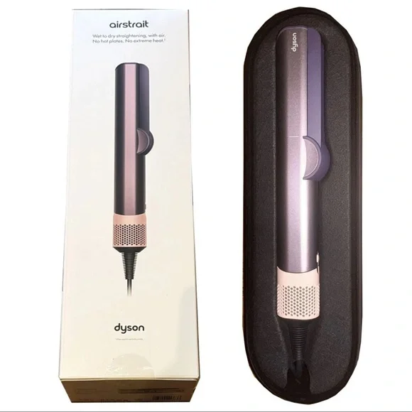 Dyson Airstrait Hair Styler in Purple and Pink - Picture 1 of 5